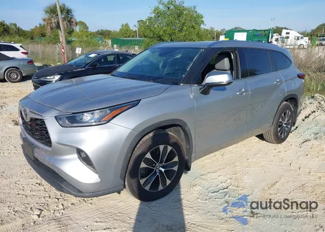 2020 Toyota Highlander Xle from USA, damaged, VIN 5TDGZRAH5LS513078